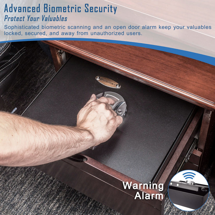 0.23 Cu. ft Top Opening Biometric Security Safe | AX11556