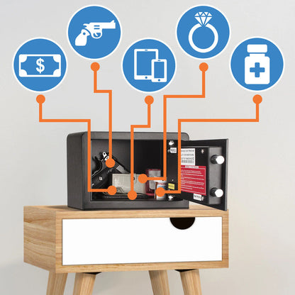 0.29 Cu. ft Biometric Security Safe | AX11620