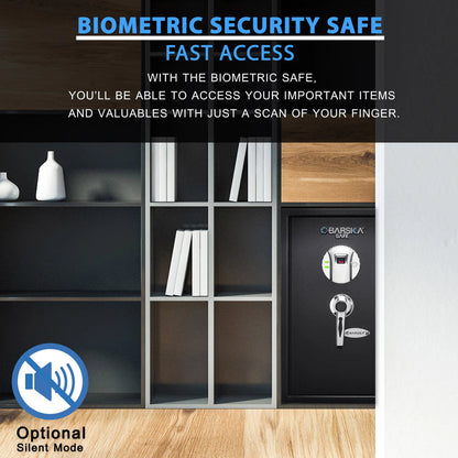 1.45 Cu. ft Biometric Security Safe | AX11650