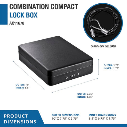 Combination Compact Lock Box | AX11678