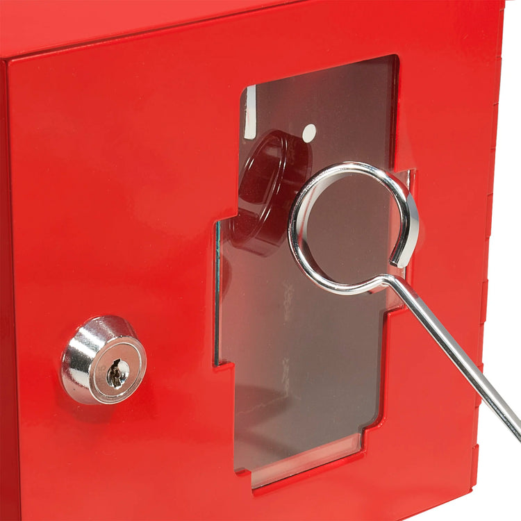 Breakable Emergency Key Box with Attached Hammer | AX11826