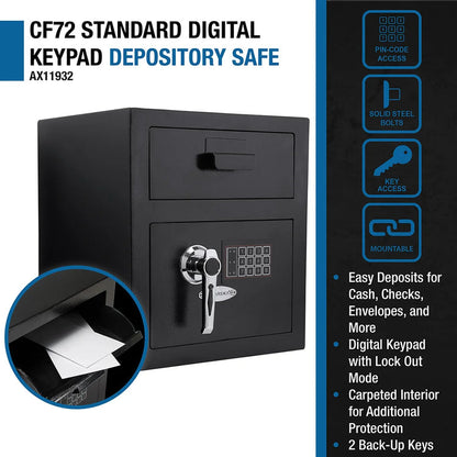 0.72 Cu. ft Keypad Depository Safe | AX11932