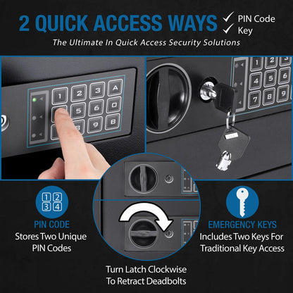 0.56 Cu. ft Keypad Depository Safe | AX11934