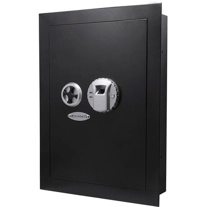 0.52 Cu. ft Black Biometric Wall Safe, Right/Left Opening | AX12038, AX13034