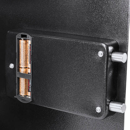 0.52 Cu. ft Black Biometric Wall Safe, Right/Left Opening | AX12038, AX13034