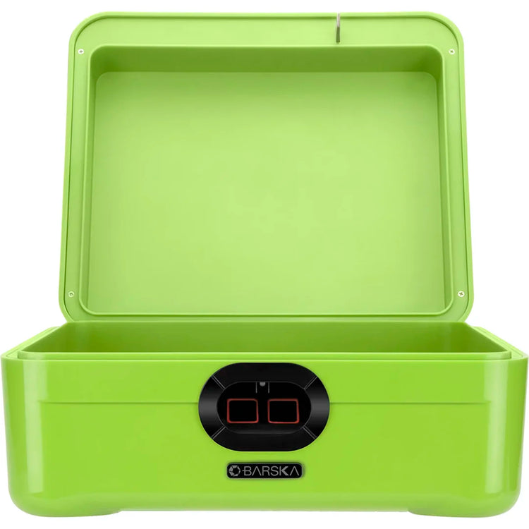 iBOX Portable Dual Access Motion Activated Biometric Secure Storage Lock Box | AX12458