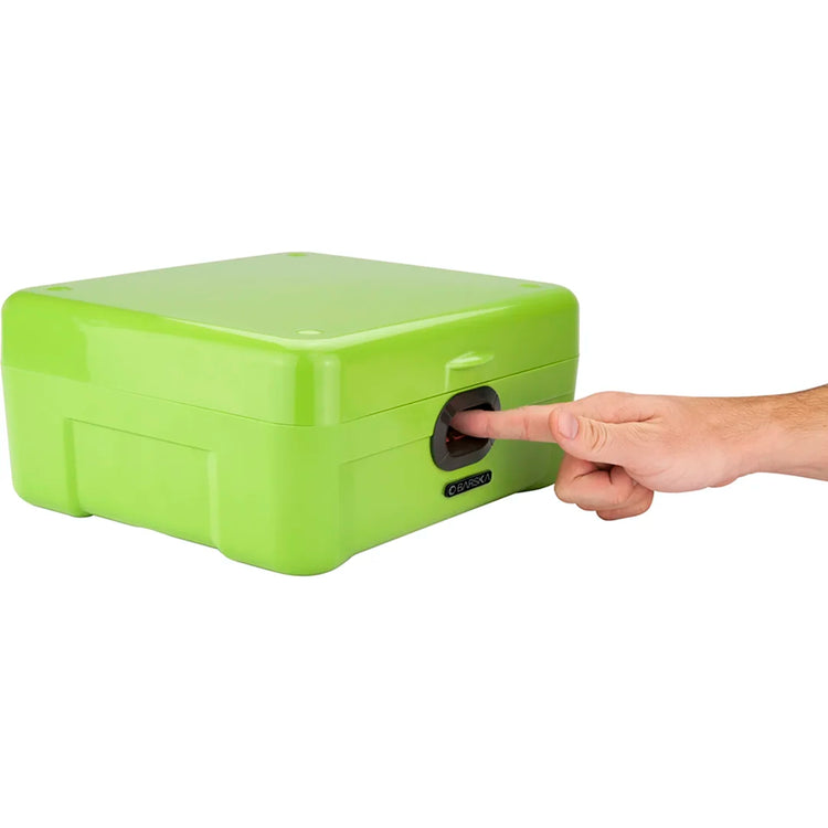 iBOX Portable Dual Access Motion Activated Biometric Secure Storage Lock Box | AX12458