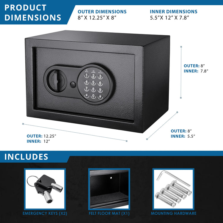 0.36 Cu. ft Digital Keypad Security Safe | AX12616