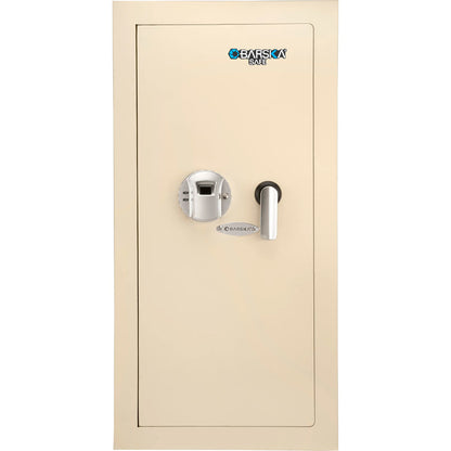 Large Beige Biometric Wall Safe, Right/Left Opening | AX12408, AX12880