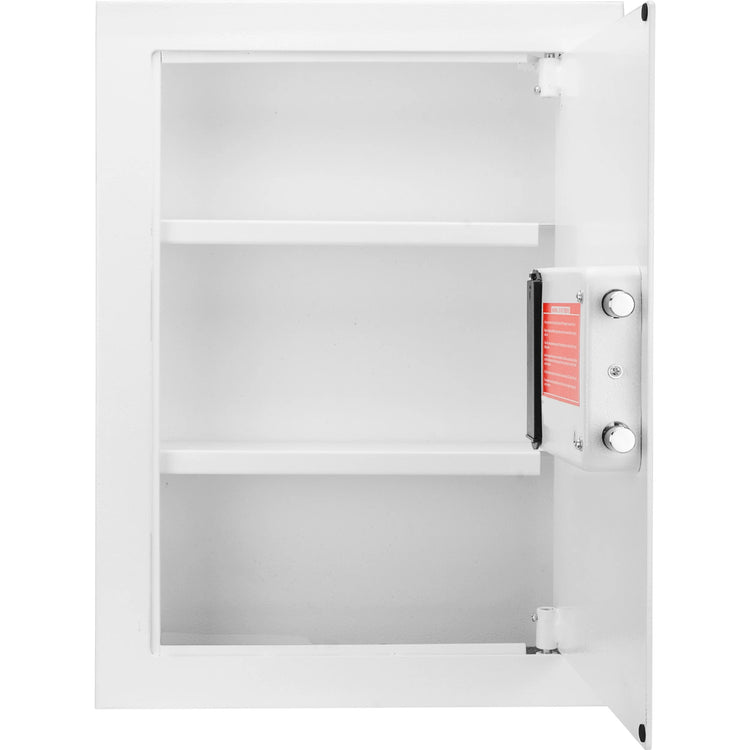 0.52 Cu. ft Right Opening Wall Safe, White | AX13030