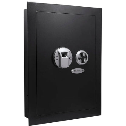 0.52 Cu. ft Black Biometric Wall Safe, Right/Left Opening | AX12038, AX13034