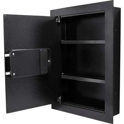 0.52 Cu. ft Black Biometric Wall Safe, Right/Left Opening | AX12038, AX13034