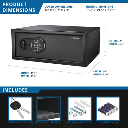 1.2 Cu. ft Digital Keypad Security Safe | AX13090