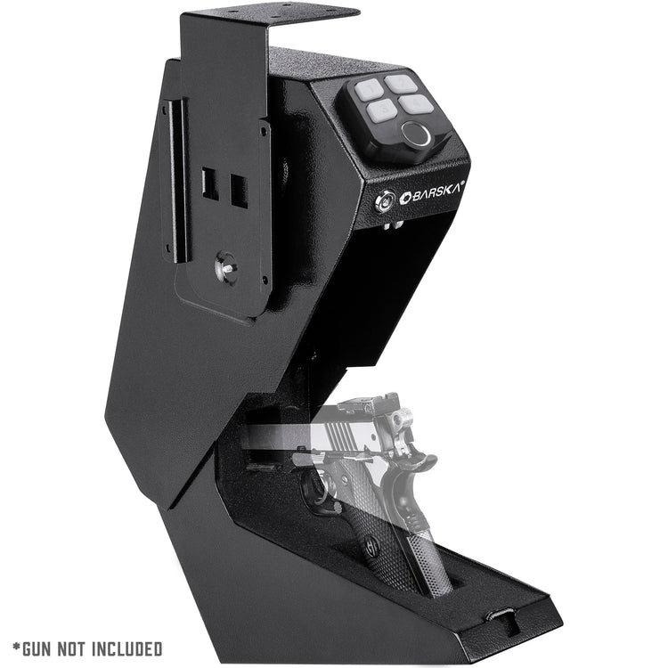 Quick Access Biometric Keypad Handgun Desk Safe | AX13092