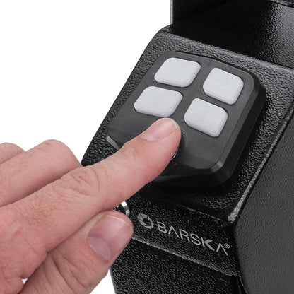 Quick Access Biometric Keypad Handgun Desk Safe | AX13092