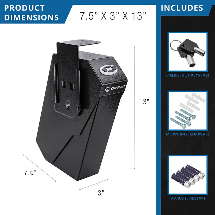 Quick Access Keypad Handgun Desk Safe | AX13094