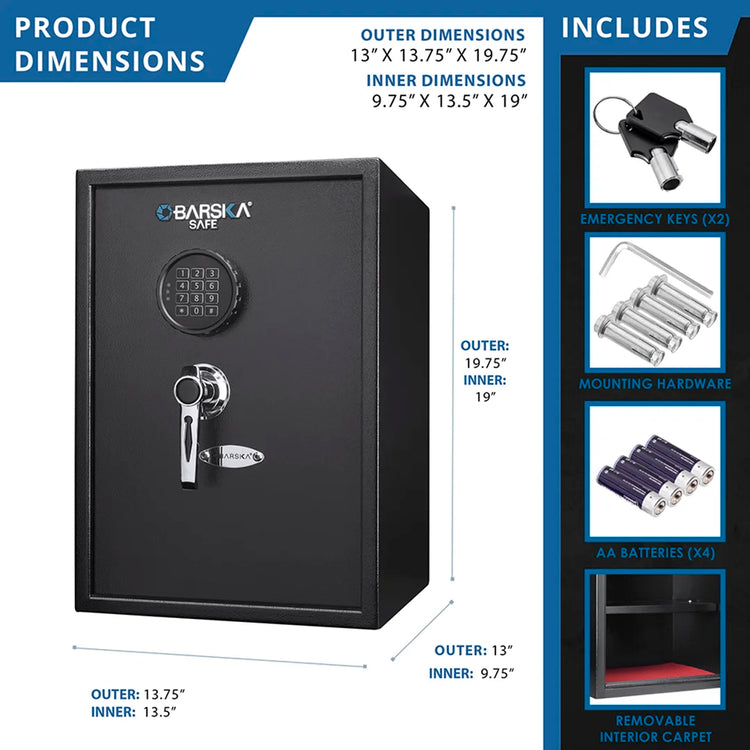 1.45 Cu. ft Digital Keypad Security Safe | AX13098