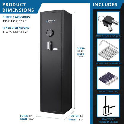 4.33 Cu. ft 11 Rifle Digital Keypad Rifle Safe | AX13100