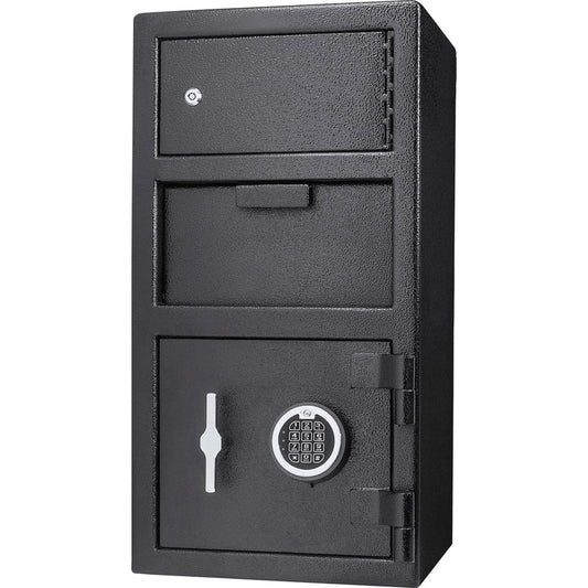 0.72/0.78 Cu. ft Dual Compartment Keypad Depository Safe | AX13310