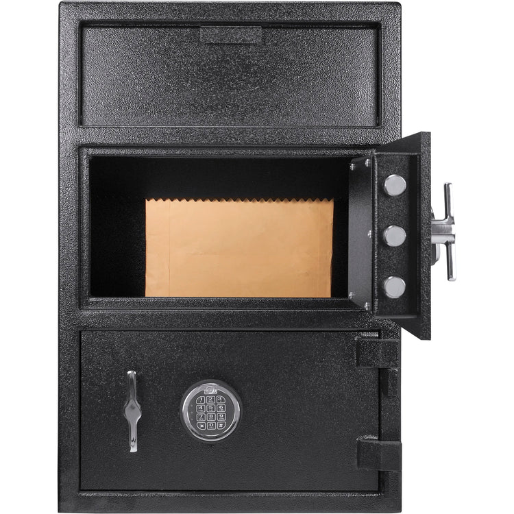 1.6/2 Cu. ft Dual Compartment Keypad Depository Safe | AX13312