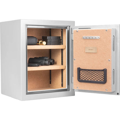 1.64 Cu. ft Biometric Fireproof Security Safe, Grey | AX13494