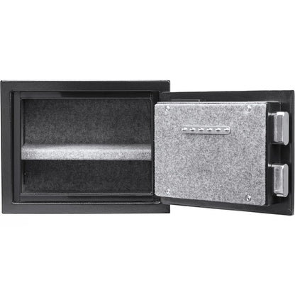 0.75 Cu. ft Biometric Fireproof Security Safe, Black | AX13498