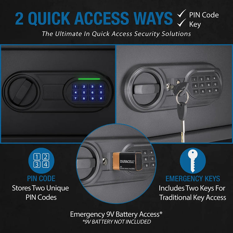 WL80 WardenLight 0.8 Cu. ft Digital Keypad Safe with Interior LED Light | AX13748