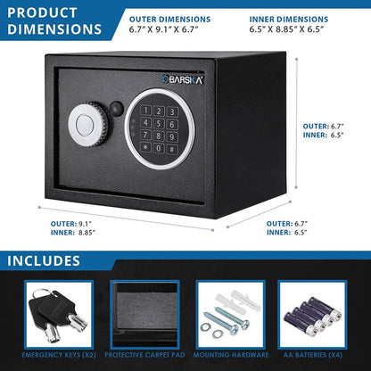 0.22 Cu. ft Digital Keypad Security Safe | AX13942