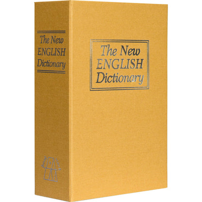 Dictionary Book Lock Box with Combination Lock, Brown | CB11990