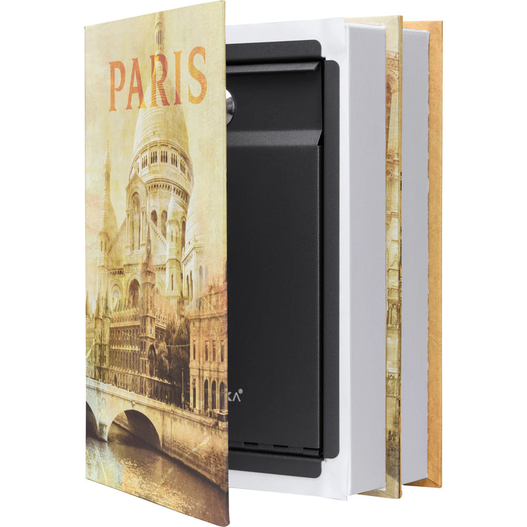 Paris & London Series Dual Book Lock Boxes with Key Lock | CB12470, CB13056, CB13058