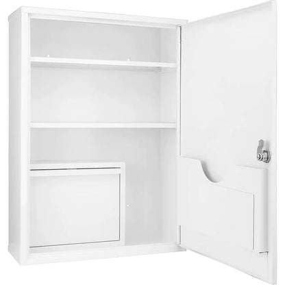 Large Medical Cabinet with Magnetic Dry Erase Pad and Marker | CB12824