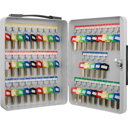 50 Capacity Portable Key Cabinet with Key Lock | CB12948