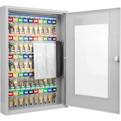 50 Capacity Adjustable Key Cabinet with Glass Door | CB12950