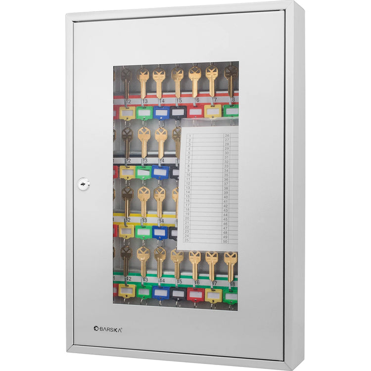 50 Capacity Adjustable Key Cabinet with Glass Door | CB12950