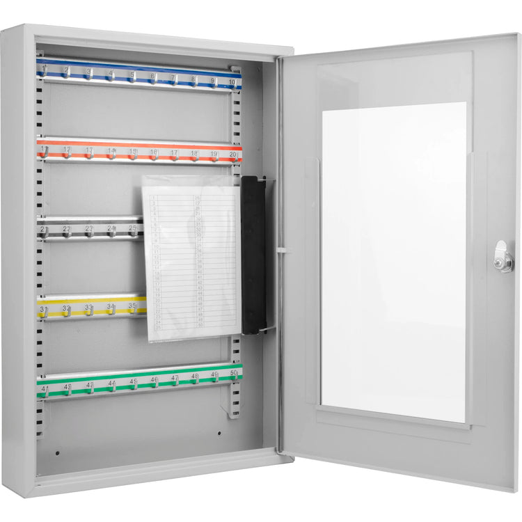 50 Capacity Adjustable Key Cabinet with Glass Door | CB12950