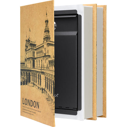 Paris & London Series Dual Book Lock Boxes with Key Lock | CB12470, CB13056, CB13058