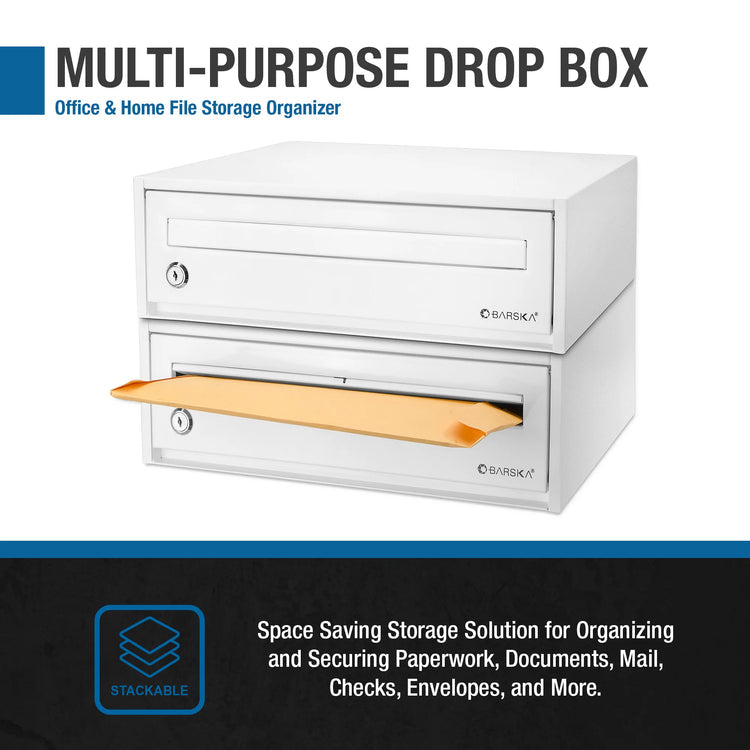 Desktop Drop Box with Key Lock | CB13118