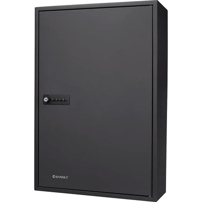 200 Capacity Adjustable Key Cabinet with Combination & Key Lock, Black | CB13266