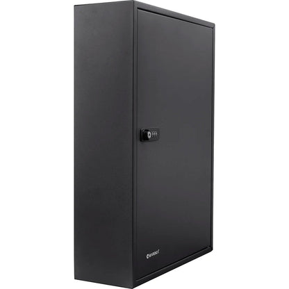 200 Capacity Adjustable Key Cabinet with Combination & Key Lock, Black | CB13266