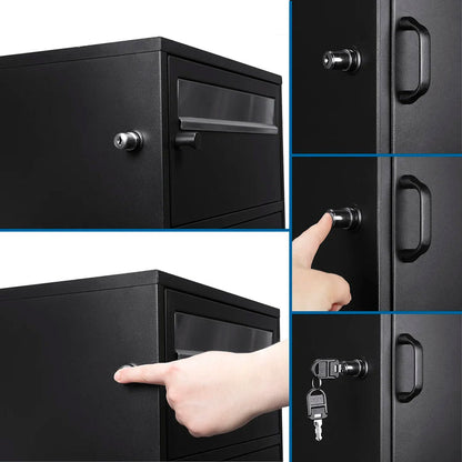 MPCB-100 Three Compartment Locking Mail and Parcel Box with Package Compartments | CB13610